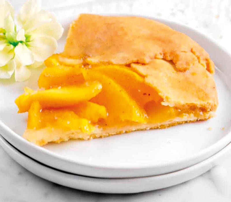 Brown Sugar and Nutmeg Peach Galette