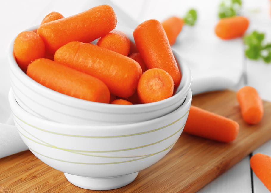 bowl of carrots