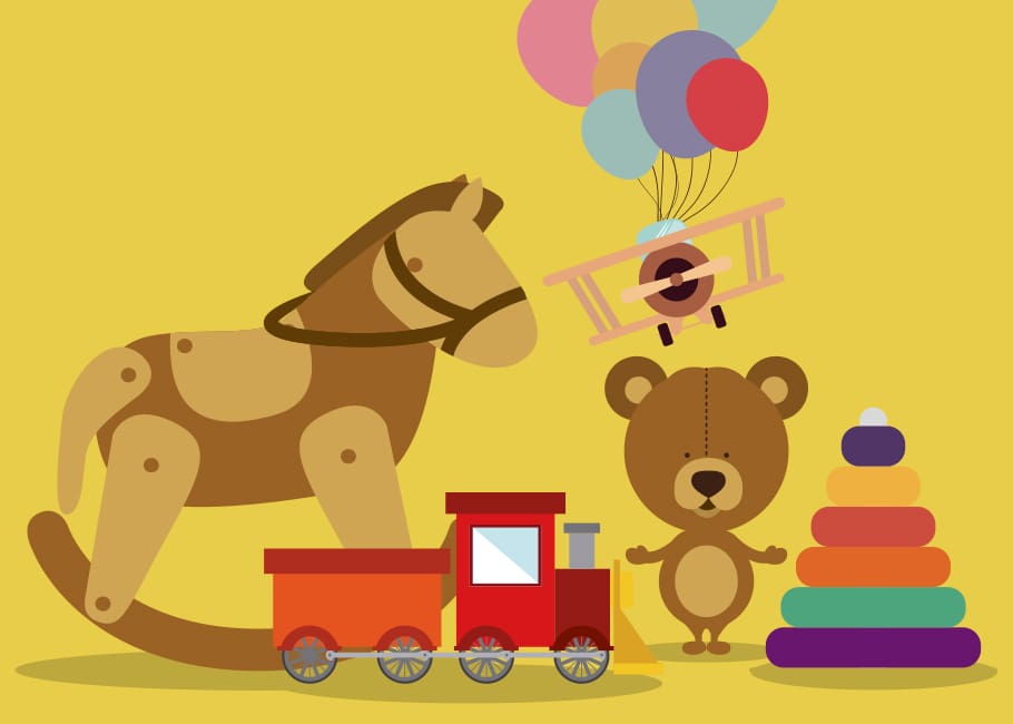 illustraion on toys