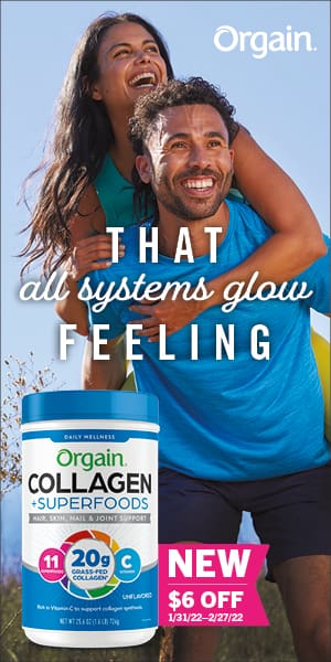 Orgain. That all systems glow feeling. New $6 OFF.