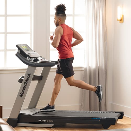 Costco Treasure Hunt item of man running on a treadmill