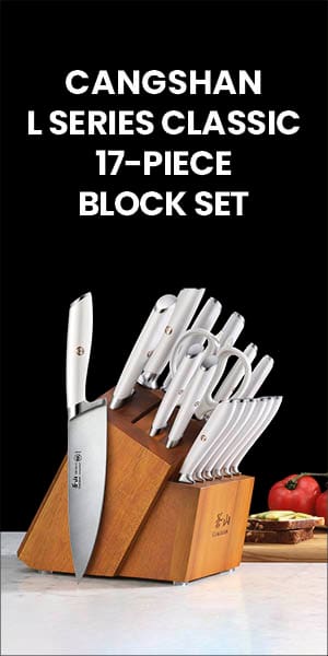 Cangshan L Series Classic 17-piece Knife Block Set