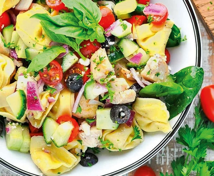 chicken and tortellini salad