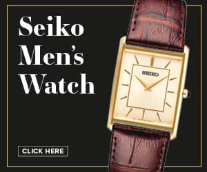 Seiko men's watch. Click here