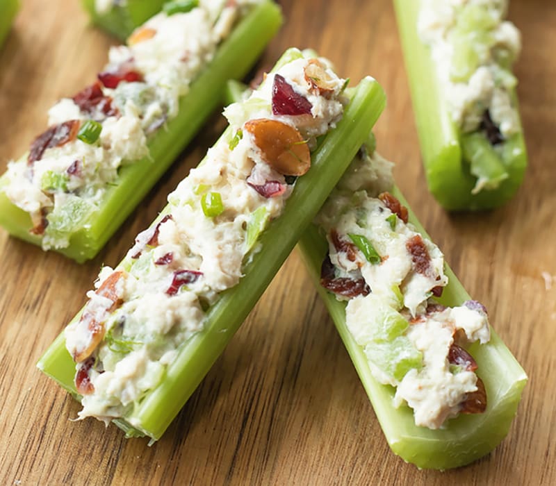 Celery Chicken Salad Bites