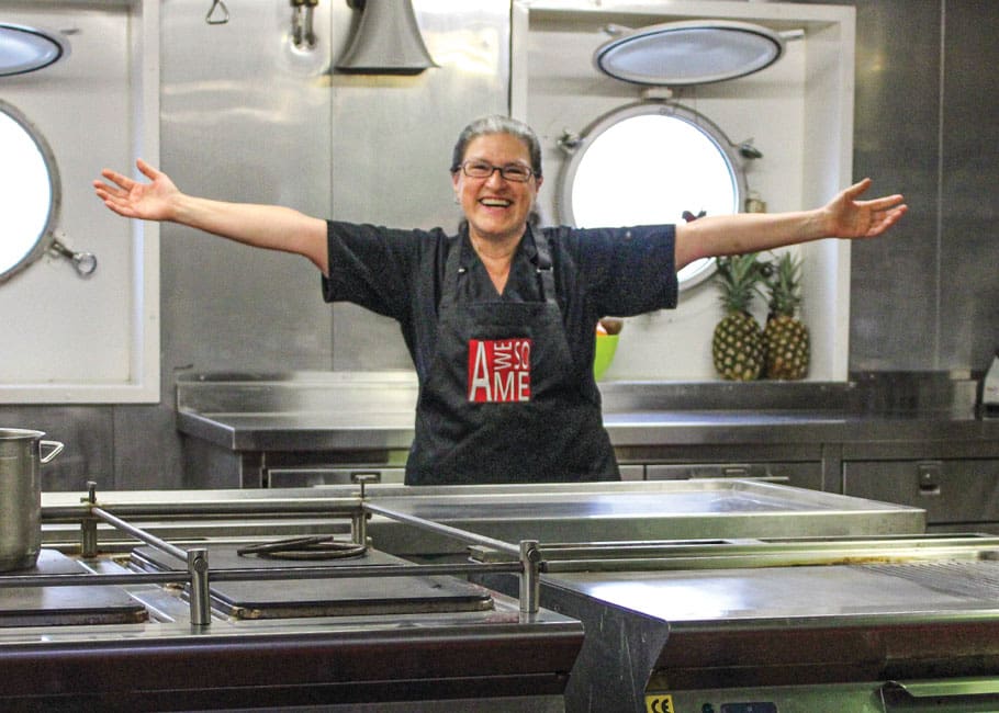 woman in kitchen