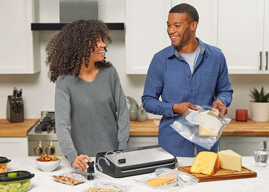 Couple in the kitchen