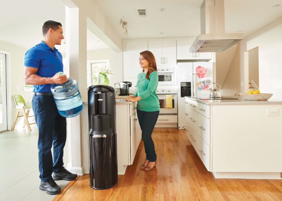 Man delivering water