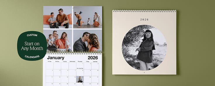 Custom Calendars - start on any month