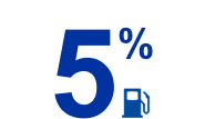 5%
