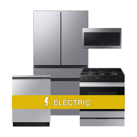 Kitchen Appliance Packages with Electric Range