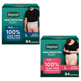 Depend Protection Plus for Women and/or Men