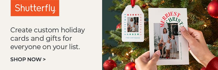 Create custom holiday cards and gifts for everyone on your list.