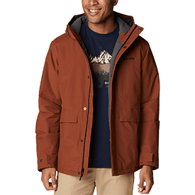 Columbia Men’s Hooded Fleece Lined Canvas Jacket