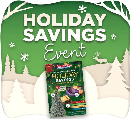 Holiday Savings, In-Warehouse & Online