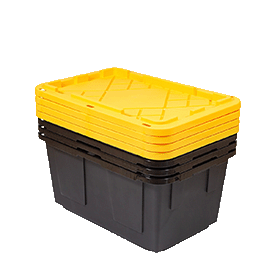 Greenmade 27 Gallon Storage Bin, 4-Pack