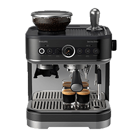 Philips BaristaBrew Semi-Automatic Espresso Machine with Milk Frother