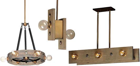 Maxim Wood Pendant Lights
