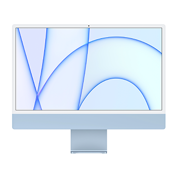 iMac 24-inch with Retina 4.5K Display and Apple M1 Chip 8-Core CPU, 7-Core GPU, 8GB Memory + 256GB SSD