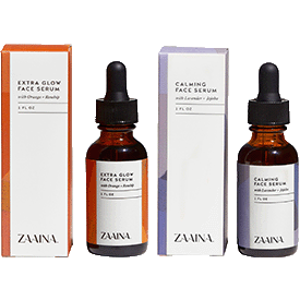 ZAAINA Glow Face Serum Duo, 1 fl oz