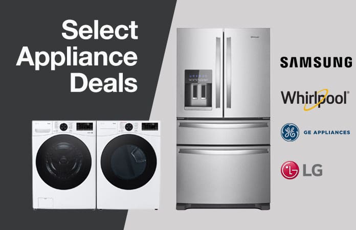 Select Appliance Deals End Today!