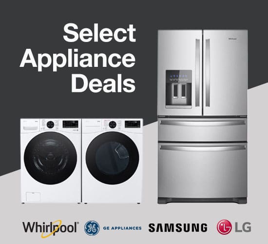 Select Appliance Deals End Today!