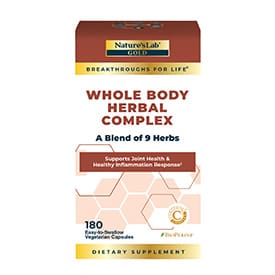 Nature's Lab Whole Body Herbal Complex, 180 Vegetarian Capsules