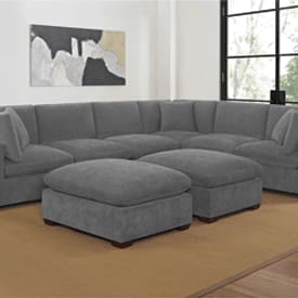 Thomasville Lowell 8-Piece Fabric Modular Sectional