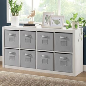 O'nin Room Divider with 8 Storage Bins